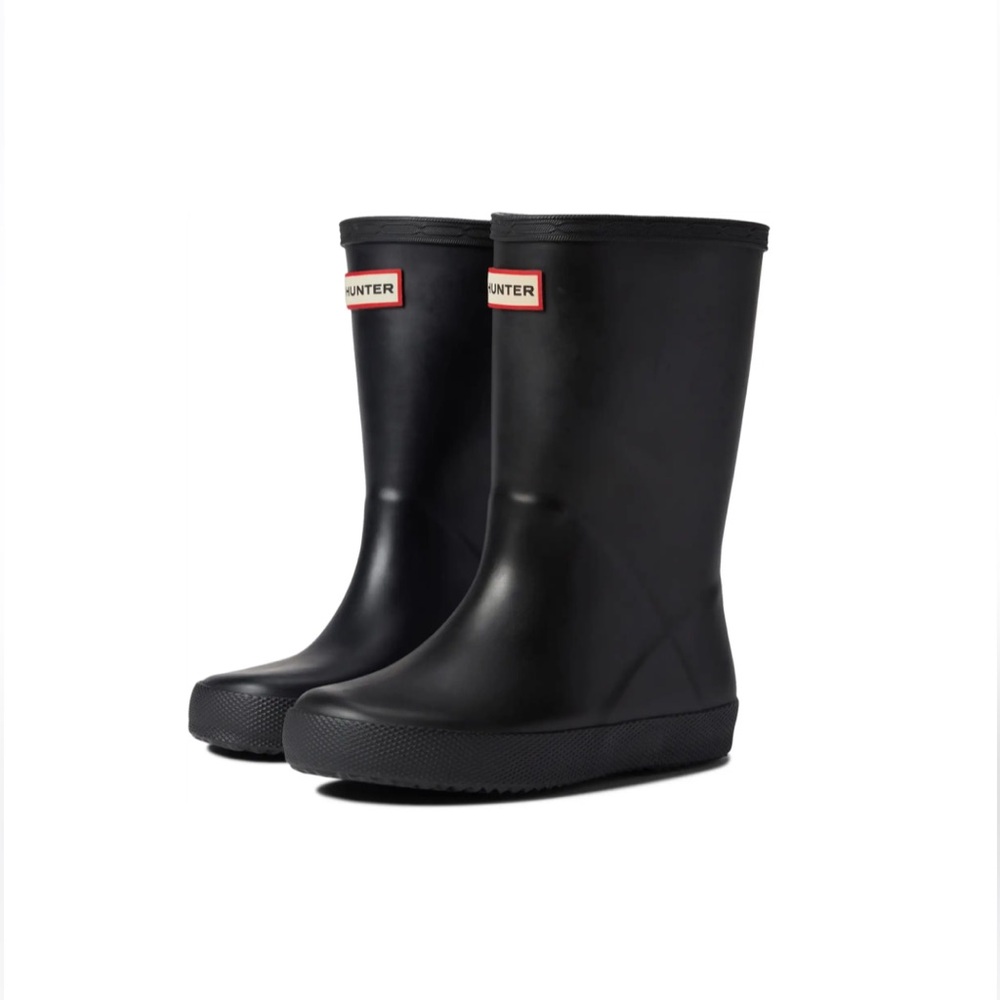 Hunter toddler Rain Boots in Black Size 8